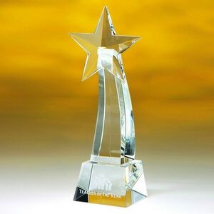 8-1/2" Rising Star Crystal Award