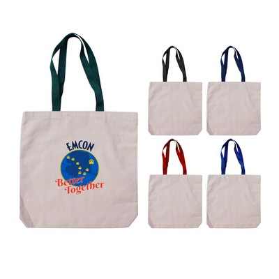 100% 10 Oz. Recycled Cotton Canvas Tote Bag