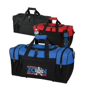 600D Deluxe Carry-on Zippered Duffel Bag
