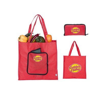 Non-Woven Poly Eco Foldable Tote Bag(Close Out)