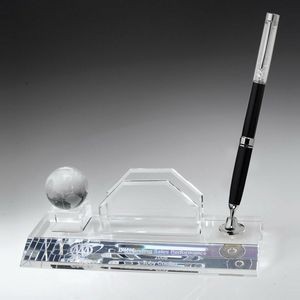 Ballpoint pen, Pen set, Desktop,Award- Awards, Business card holder with Globe Pen Set w/ Black Pen