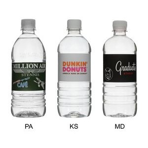 20 Oz. Custom Label Bottled Water