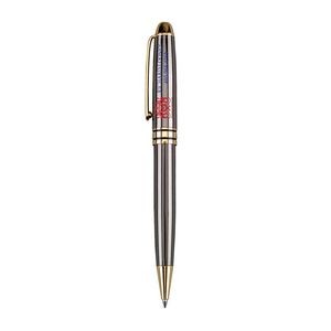 Twist Action Ball Point Pen With Heavy Brass Const