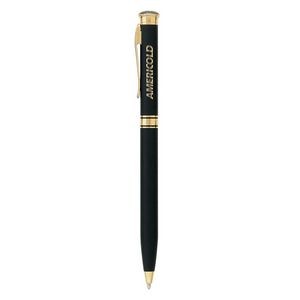 Twist Action Pen With Solid Brass Barrel