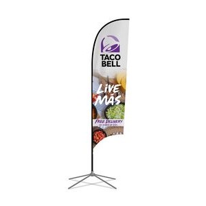 Feather Flag Banner Double Sided Sleeve (12.5ft)