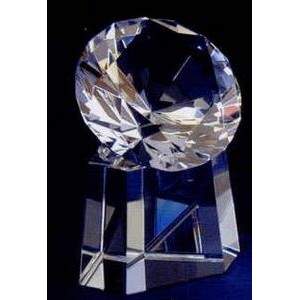 Crystal Diamond Paper Weight with Base (2