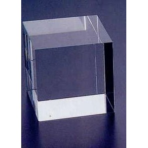 Crystal Cube Paper Weight (2