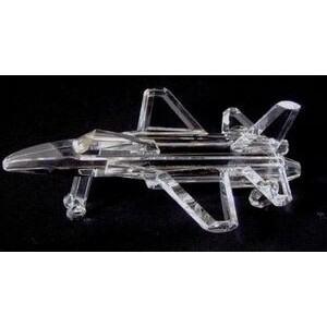 4" Crystal Jet Fighter Airplane