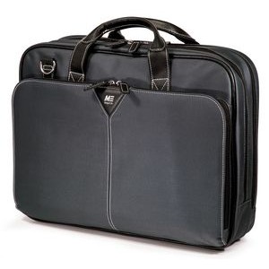 Graphite Premium Nylon Laptop 15.6" Briefcase – Graphite