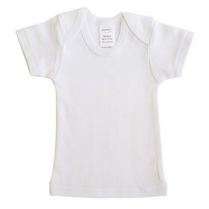 Interlock Short Sleeve White Lap T-Shirt