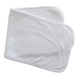 2-Ply Solid White Terry Burp Cloth