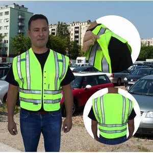 3C Products ANSI 107-2015 Public Safety Vest 5 Point Breakaway Type P Class 2
