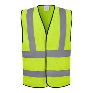3C Products Safety Green ANSI/ISEA 107-2020 Class 2 Tricot Mesh Light Weight Safety Vest