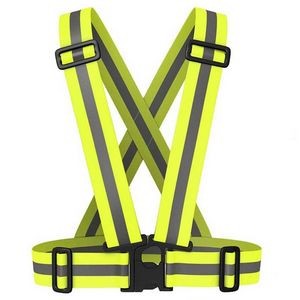 Safety Suspenders Neon Yellow Indoor Outdoor