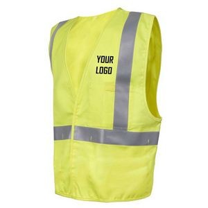 Premium Solid FR Safety Vest with FR Velcro Closure
