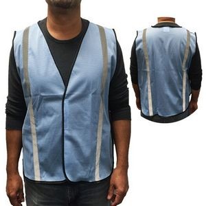 Light Blue Mesh Safety Vest, Non ANSI