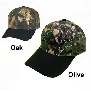 Camo Cap with Solid Visor