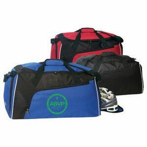 Game Day Deluxe Poly Duffel Bag w/ Shoe Storage
