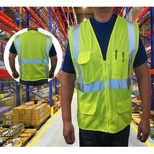 3C Products FR Rated Safety Vest Safety Yellow/ Green