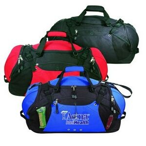 Vacationer Duffel Bag w/Ripstop Design & Multi Pockets