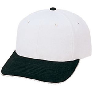 Low Crown Constructed Heavy Brushed Cotton Twill Cap w/Velcro Strap