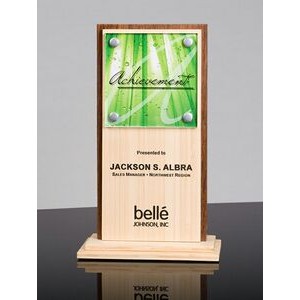 RAVE: EcoEdge Laser Bamboo Desk Award (6" x 9¾")