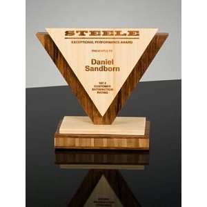 GEO: EcoEdge Laser Bamboo Desk Award (7" x 6¼")