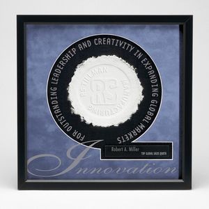 ARTISAN: Framed Handmade Paper Medallion Wall Award