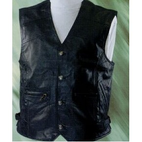 Men's Lamb Skin Leather Vest