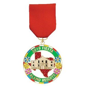 2'' Custom Fiesta Medals (Large Quantity)