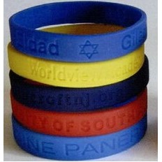 Custom Debossed Silicone Bracelet Wristband