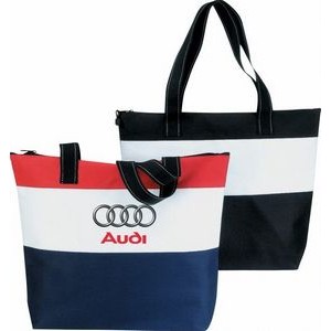 Polyester Zippered Tote Bag (19"x15"x4")