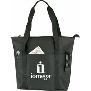 Shopping Tote Bag w/Zip (20"x16"x6")