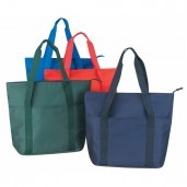 Shopping Tote Bag w/Zip (20"x16"x6")