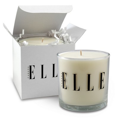 6 oz. Clear Candle with Gift Box