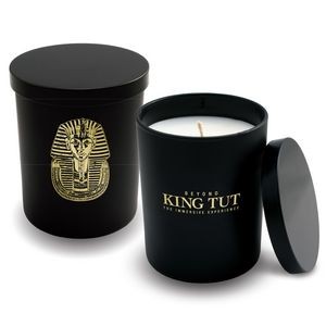 7.5 oz. Black Candle with Lid