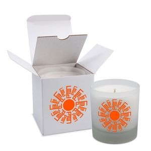 11 oz. Frosted Candle with Gift Box