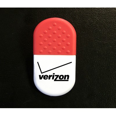 Pill Shaped Magnetic Memo Clip Holder