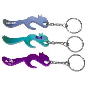 Squirrel Shape Bottle Opener with Key Chain (Large Quantities)