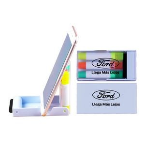 Gel Wax Highlighter with Phone Holder and Screen Cleaner