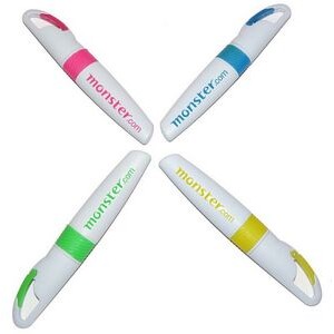 Highlighter Pen w/Carabiner Clip