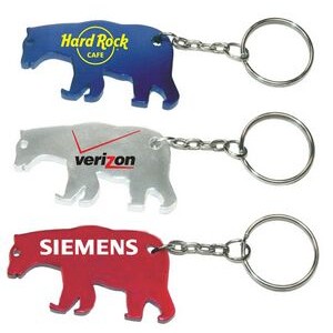 Bear Shape Bottle Opener with Key Chain (Large Quantities)