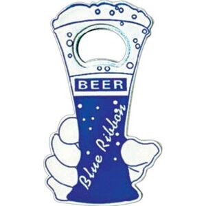 Jumbo Size Beer Cup Shape Magnetic Bottle Opener