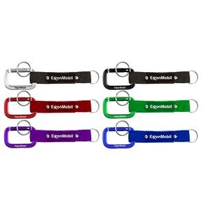 Square Shaped Carabiner with Strap and Plate