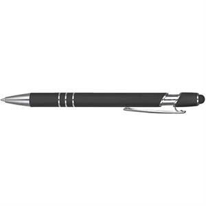 Soft-Touch Aluminum Pen w/ Stylus