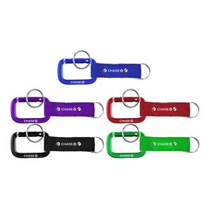 Square Shaped Carabiner with Strap and Plate