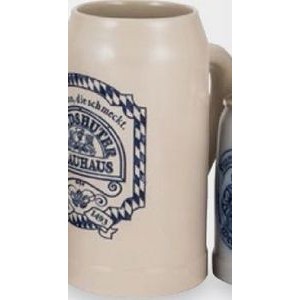 Custom 1 Liter Salt Glaze Stoneware Mug