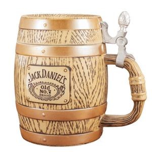 20 oz Barrel with Raised-Relief Logo and Lid