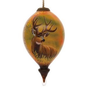 Mulk Deer Glass Ornament