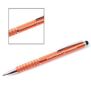 Orange Anodized 7 Ring & Stylus Pen